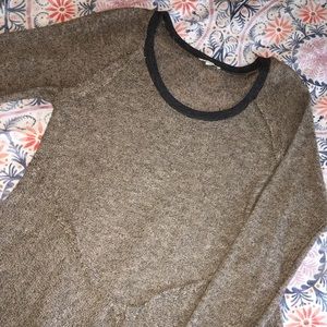 Brown long-sleeve dress